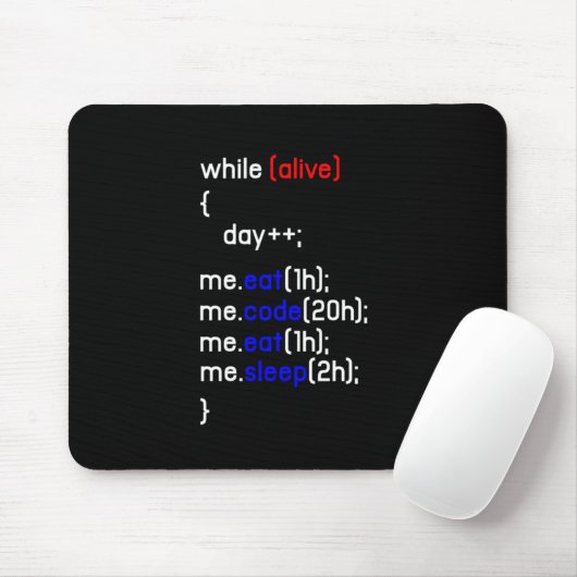 HTML Coding Coder Programmer Programmieren von PC- Mousepad (Mit Mouse)