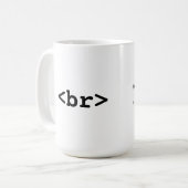 HTML/CSS Kaffee-Tasse (#c0ffee <br>, Kaffeepause) Kaffeetasse (Vorderseite Links)