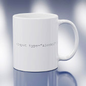 HTML-Eingabealkohol Kaffeetasse