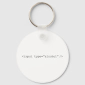 HTML-Eingabealkohol Schlüsselanhänger (Vorderseite)