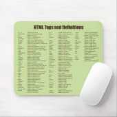 HTML etikettiert Mousepad (Mit Mouse)