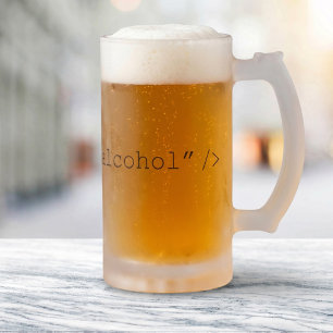 HTML-Input-Alkohol Mattglas Bierglas