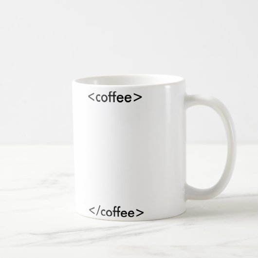 HTML-Kaffee-Tasse Kaffeetasse (Rechts)
