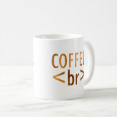HTML-Kaffeepause-Aquarell-Typografie-lustiger Code Kaffeetasse (VorderseiteRechts)
