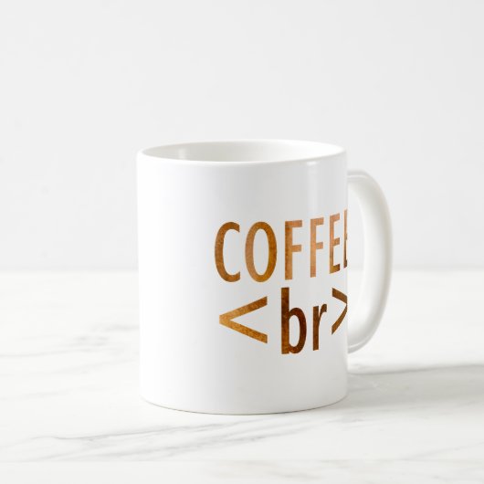 HTML-Kaffeepause-Aquarell-Typografie-lustiger Code Kaffeetasse (VorderseiteRechts)