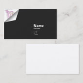 HTML-Locke - unzerstörbar Visitenkarte (Vorne/Hinten)