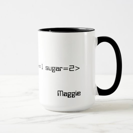 HTML-Tee-Tasse Tasse (Rechts)