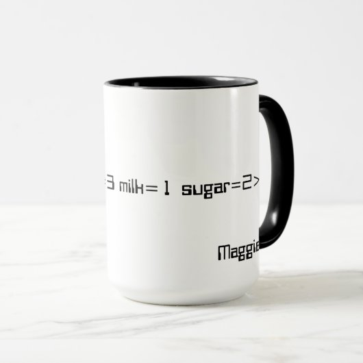 HTML-Tee-Tasse Tasse (VorderseiteRechts)