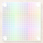 HTML-Websafe-Farben Glasuntersetzer (Rückseite)