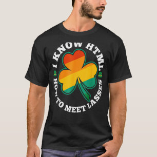 HTML wie man Leser trifft, wie man Frauen auf Iris T-Shirt