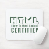 HTML zugelassene Damen Mousepad (Mit Mouse)