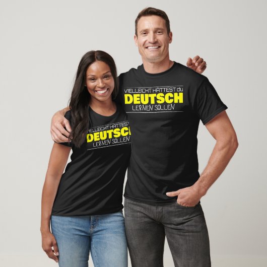 httest du Deutsch lernen T-Shirt (Unisex)