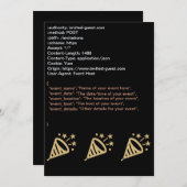 HTTP-JSON-Aufforderung Einladung (Vorne/Hinten)