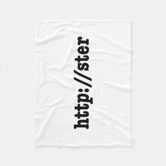 http://ster / HTML Code Fleecedecke (Vorderseite)