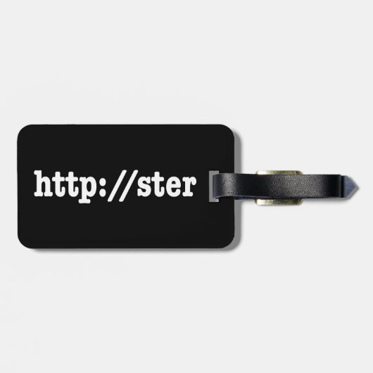 http://ster / HTML Code Gepäckanhänger (Rückseite horizontal)