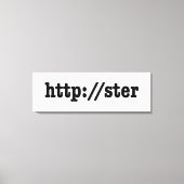http://ster / HTML Code Leinwanddruck (Vorderseite)