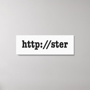 http://ster / HTML Code Leinwanddruck