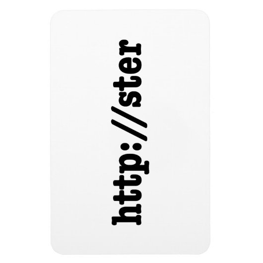 http://ster / HTML Code Magnet (Vertikal)