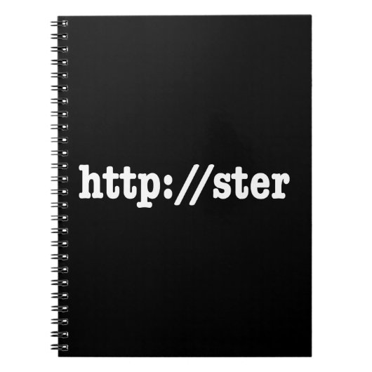 http://ster / HTML Code Notizblock (Vorderseite)