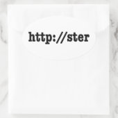 http://ster / HTML Code Ovaler Aufkleber (Tasche)