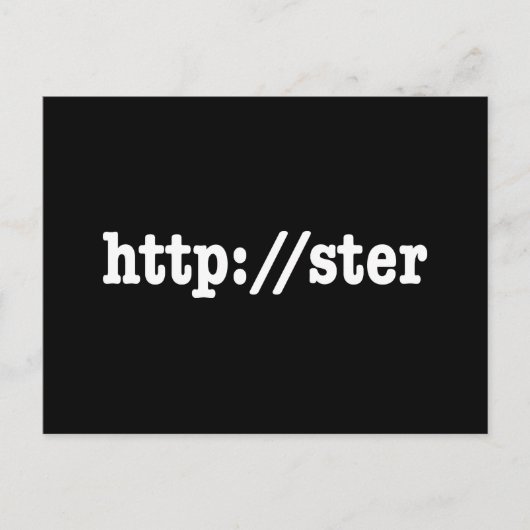 http://ster / HTML Code Postkarte (Vorderseite)