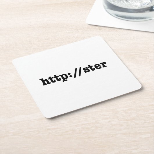 http://ster / HTML Code Rechteckiger Pappuntersetzer (angewinkelt)