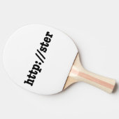 http://ster / HTML Code Tischtennis Schläger (Seitenansicht)