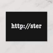http://ster / HTML Code Visitenkarte (Rückseite)