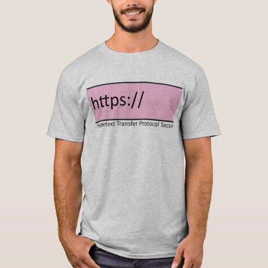https Hypertext Transfer Protocol Secure T-Shirt (Vorderseite)