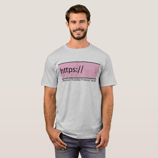 https Hypertext Transfer Protocol Secure T-Shirt (Vorne ganz)