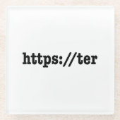 https://ter / HTML Code Glasuntersetzer (Vorderseite)