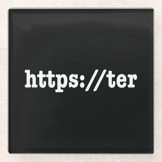 https://ter / HTML Code Glasuntersetzer (Vorderseite)