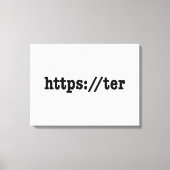 https://ter / HTML Code Leinwanddruck (Vorderseite)