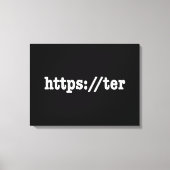 https://ter / HTML Code Leinwanddruck (Vorderseite)