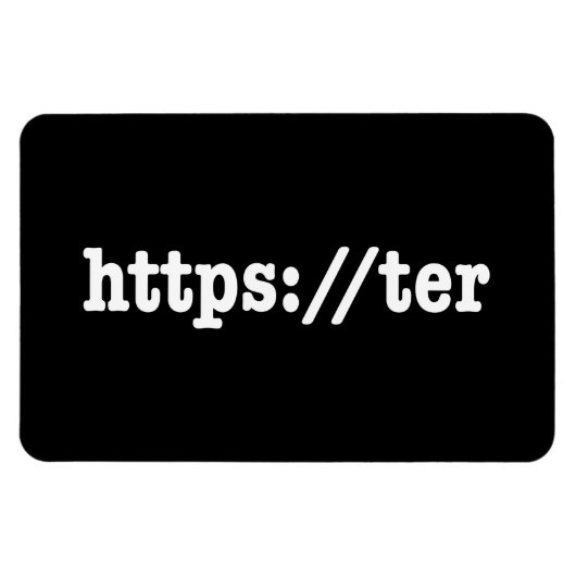 https://ter / HTML Code Magnet (Horizontal)