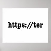 https://ter / HTML Code Poster (Vorne)