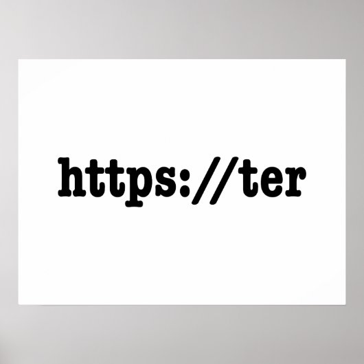 https://ter / HTML Code Poster (Vorne)
