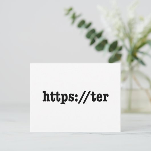 https://ter / HTML Code Postkarte (Stehend Vorderseite)