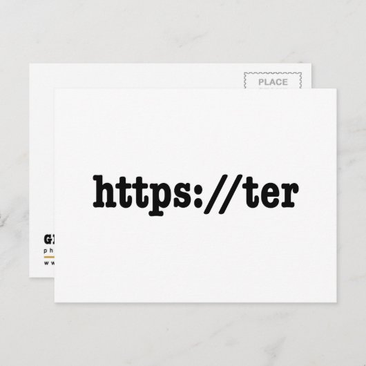 https://ter / HTML Code Postkarte (Vorne/Hinten)