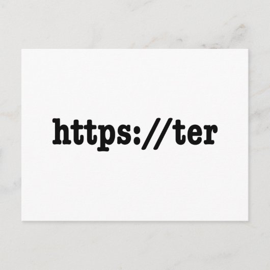 https://ter / HTML Code Postkarte (Vorderseite)