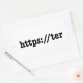 https://ter / HTML Code Rechteckiger Aufkleber (Umschlag)