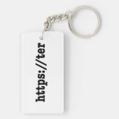 https://ter / HTML Code Schlüsselanhänger (Rückseite)