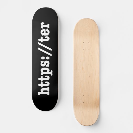 https://ter / HTML Code Skateboard (Vorderseite)