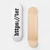 https://ter / HTML Code Skateboard (Vorderseite)