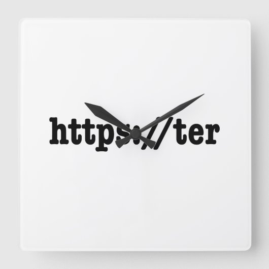https://ter quadratische wanduhr (Vorderseite)