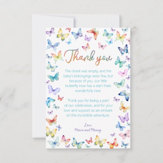 https://www.zazzle.com/butterfly_baby_shower_photo dankeskarte (Vorderseite)