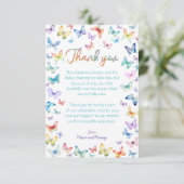 https://www.zazzle.com/butterfly_baby_shower_photo dankeskarte (Stehend Vorderseite)