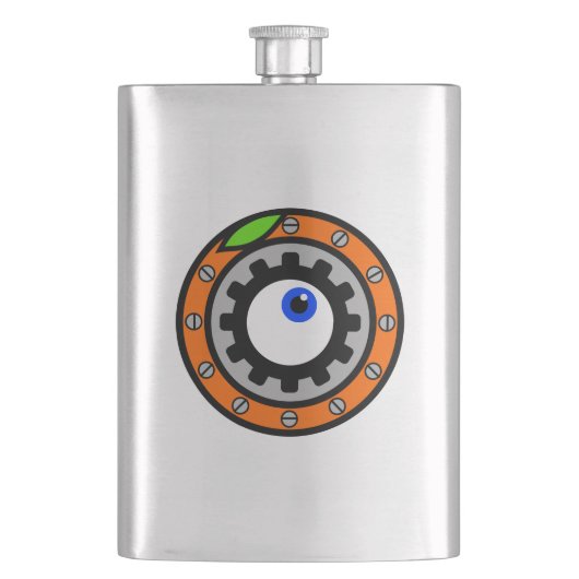 https://www.zazzle.com/collections/clockwork_orang flachmann (Vorderseite)