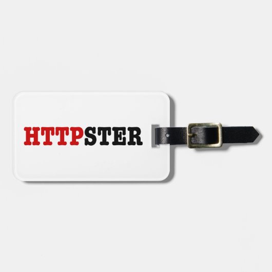 HTTPSTER GEPÄCKANHÄNGER (Vorderseite horizontal)