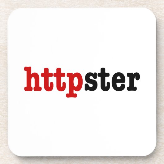 httpster getränkeuntersetzer (Vorderseite)
